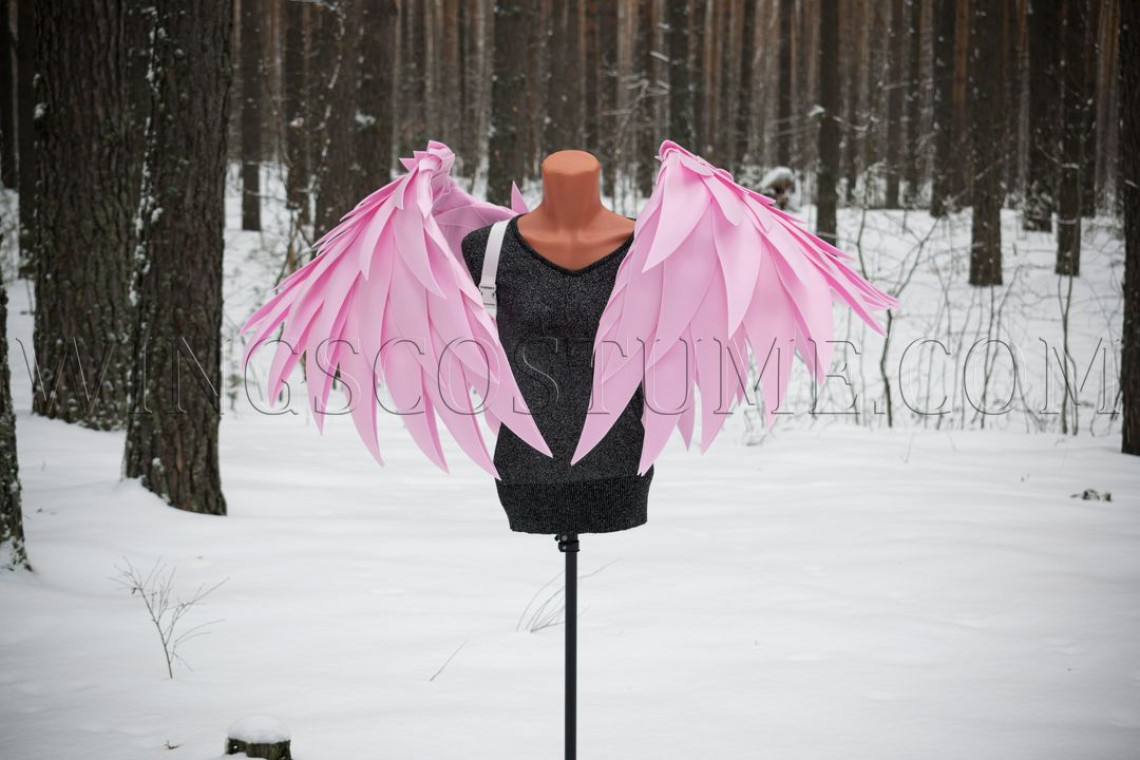 Buy Realistic Angel Wings Costume Pink Lady Mini 